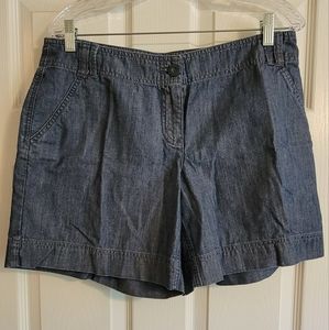 NY&C soft dark denim shorts